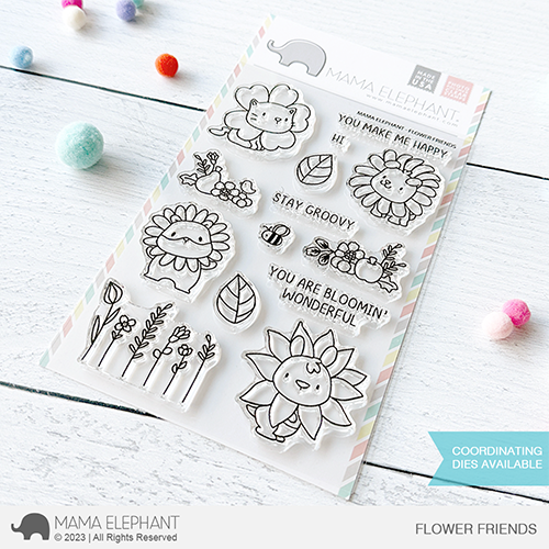 INTRODUCING Flower Friends & Tulip Grid Cover Mama Elephant
